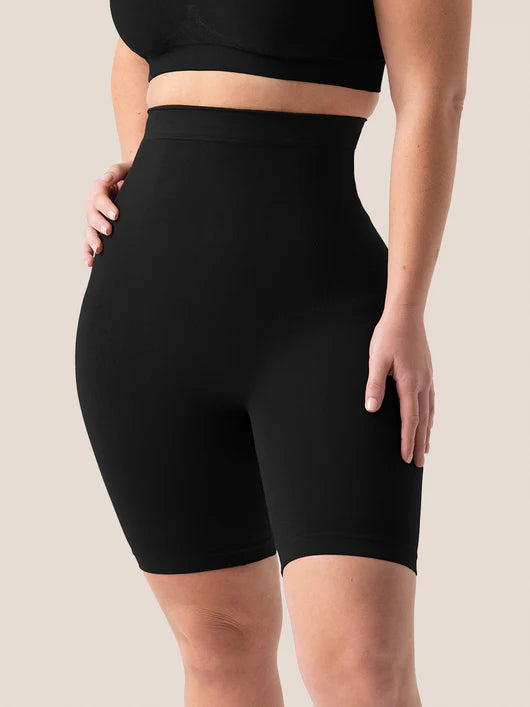 Shorts moldeadores de cintura alta de color negro shaperbodys